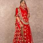 Scarlet Red Gottapatti Rajputi Poshak | Traditional Sikhiya Work on Bamber Satin | Jaipurio Designer Collection